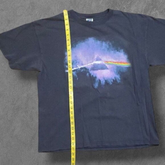 Vintage Y2K Pink Floyd Dark Side Of The Moon Roger Waters Shirt XL Distressed - Picture 5 of 6